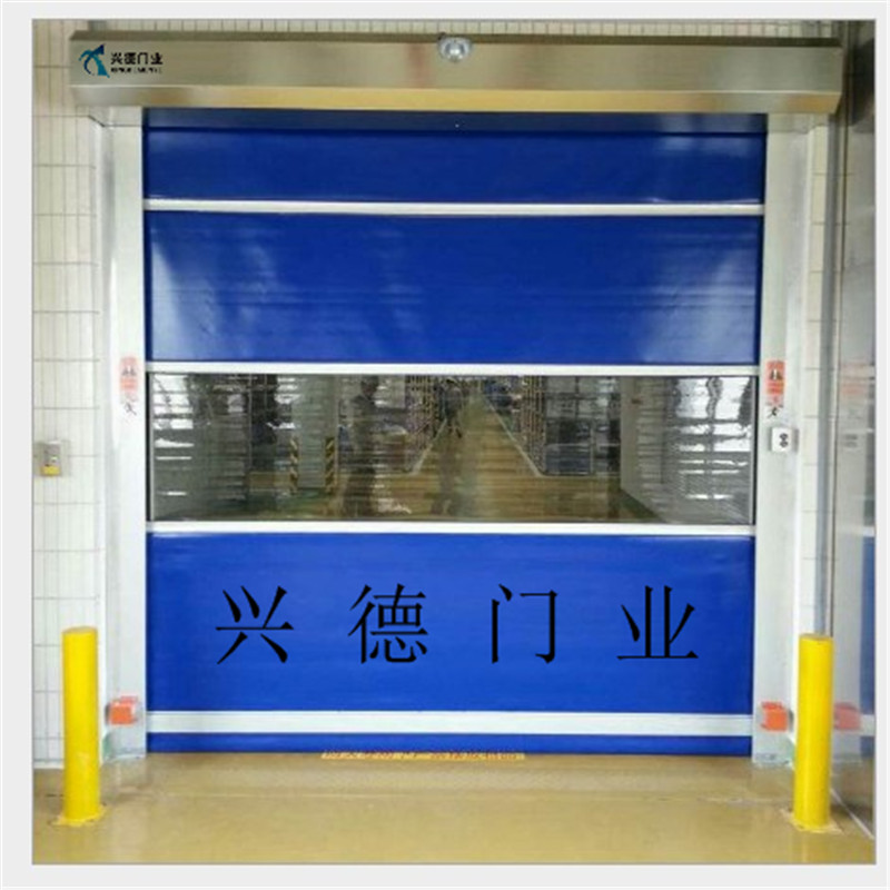 興德門眾多企業(yè)廠房選擇，只因快硬質(zhì)快速門的人性化
